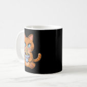かわいいかわいい日本のアニメ猫ラーメン贈り物 コーヒーマグカップ (正面左)
