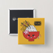 かわいいかわいい日本のフードピン 缶バッジ (正面&裏面)