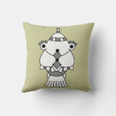 かわいいかわいい漫画のキャラクター枕 クッション (裏面)