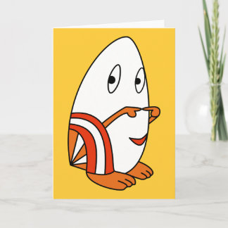 かわいいかわいい漫画の文字グリーティングカード カード