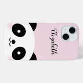 かわいいかわいい漫画パンダベア名前をカスタムする Case-Mate iPhoneケース (裏面 (横))