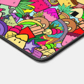 かわいいかわいい漫画lカラフル子供の手描き デスクマット (コーナー)