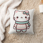かわいいかわいい猫のセーター クッション (ブランケット)