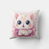 かわいいかわいい猫ピンクテーマギフトfor猫好き クッション (裏面)