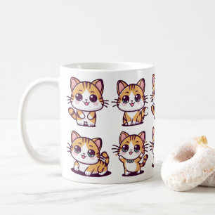 かわいいかわいい猫ポーズ コーヒーマグカップ