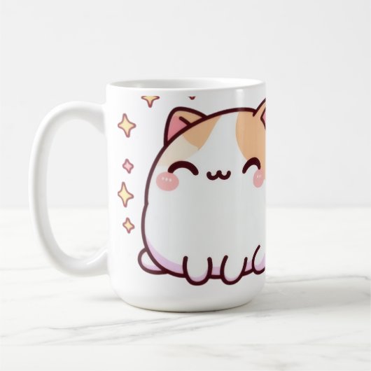かわいいかわいい猫 コーヒーマグカップ (左)