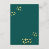 かわいいかわいい砂漠開花フローラサボテン赤ちゃんシャワー エンクロージャーカード (裏面)