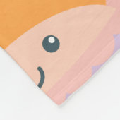 かわいいかわいい秋のパンプキンパイパステル フリースブランケット (角)