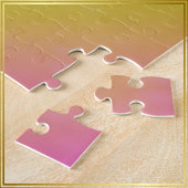 かわいいかわいい笑顔のハートとイチゴ –  ジグソーパズル