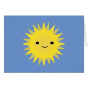 かわいいかわいい笑顔の太陽