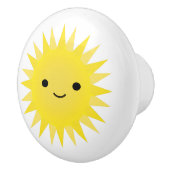 かわいいかわいい笑顔の太陽 セラミックノブ (右)