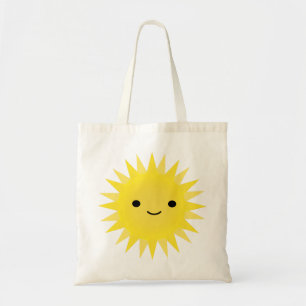 かわいいかわいい笑顔の太陽 トートバッグ