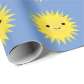 かわいいかわいい笑顔の太陽 ラッピングペーパー (ロールコーナー)