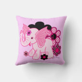 かわいいかわいい象 クッション (裏面)