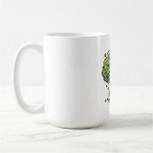 かわいいかわいい贈る木ハートの葉のやさしさ コーヒーマグカップ (左)
