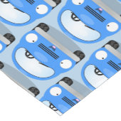 かわいいかわいい車の漫画イラストレーション ショートテーブルランナー (コーナー)