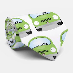 かわいいかわいい車の漫画イラストレーション ネクタイ