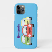 かわいいかわいい車の漫画イラストレーション Case-Mate iPhoneケース (裏)