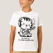 かわいいかわいい遊タイガーのギターTシャツ Tシャツ (正面)