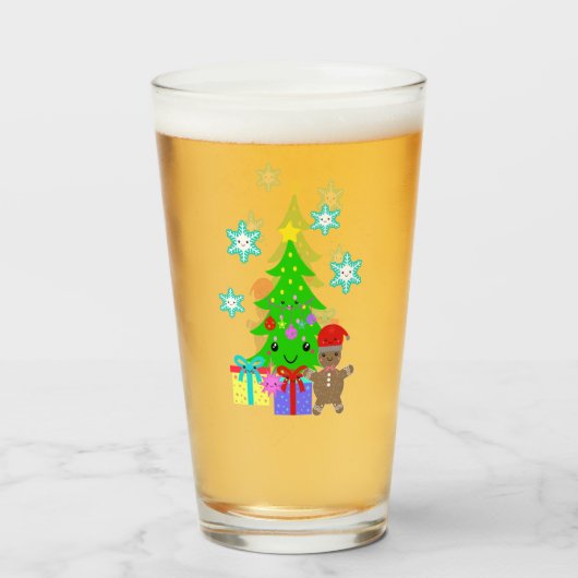 かわいいかわいい顔クリスマスツリーシーン, ZSG タンブラーグラス (ドリンク正面)