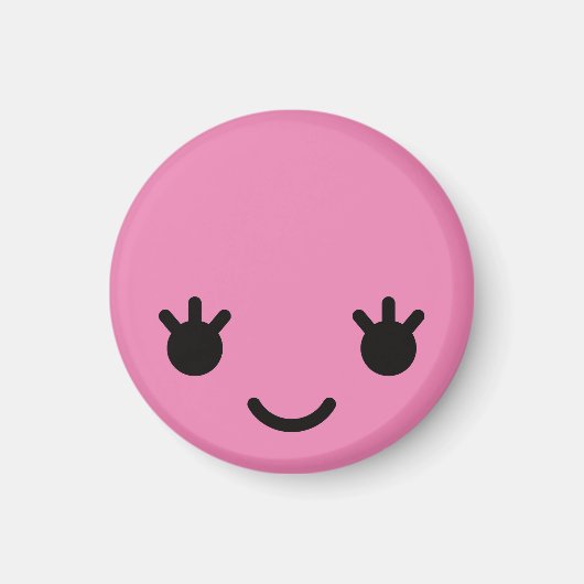 かわいいかわいい顔 マグネット (正面)