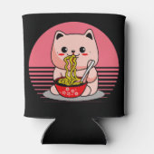 かわいいかわいい食べ物猫ラーメン 缶クーラー (裏面)
