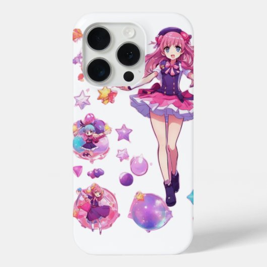 かわいいかわいい魔法の女の子iPhone 15カバー Case-Mate iPhoneケース (裏面)