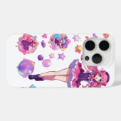 かわいいかわいい魔法の女の子iPhone 15カバー Case-Mate iPhoneケース (裏面 (横))