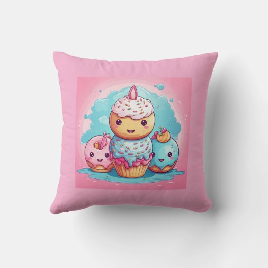 かわいいかわいい。 クッション (裏面)