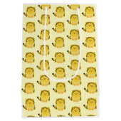 かわいいかわいい-スタイルヒョウ抱き枕 ミディアムペーパーバッグ (裏面)