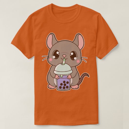 かわいいかわいい〔占星術の〕十二宮図ボバラットタロバブルパールミルク Tシャツ (デザイン正面)