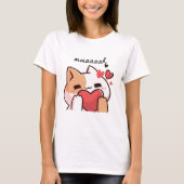 かわいいかわいこちゃん猫 Tシャツ (正面)
