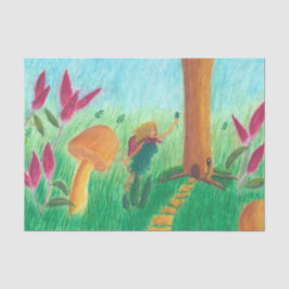 かわいいかわいらしと妖精ファンタジーティッシュペーパー 薄葉紙