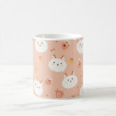 かわいいかわいらしバニー コーヒーマグカップ (中央)