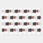 かわいいかわいらし孫娘ラディバグ子供の誕生日 ラッピングペーパーシート (正面)