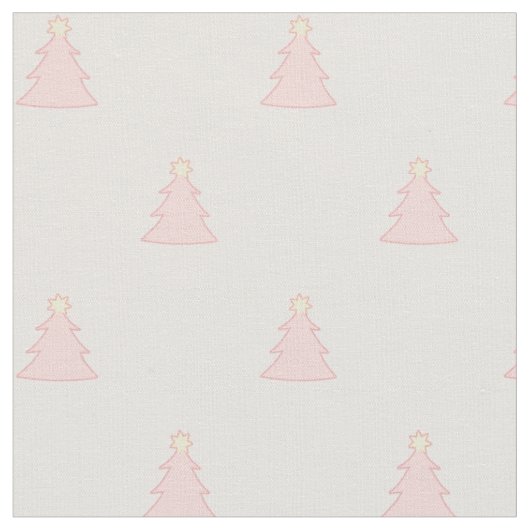 かわいいかわいらし赤面ピンクのクリスマス ファブリック (クローズアップ)