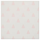 かわいいかわいらし赤面ピンクのクリスマス ファブリック (見本)