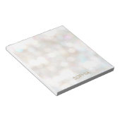 かわいいかわいらし《写真》ぼけ味 ノートパッド (アングル)