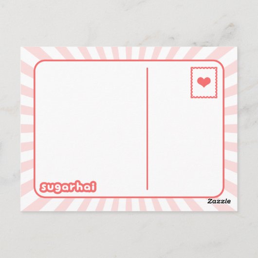 かわいいがタコ好き ポストカード (裏面)