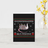 かわいいが刺激的だが祭りらしい面白いクリスマスプレゼントがダサい  カード (黄色い花)