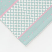 かわいいが子猫と虹がかわいい フリースブランケット (角)