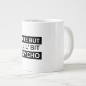 かわいいが少しばかりの精神状態 ジャンボコーヒーマグカップ (正面右)