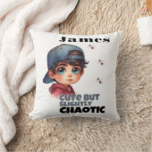 かわいいが少し混沌とした少年 クッション (ブランケット)