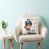 かわいいが少し混沌とした少年 クッション (椅子)