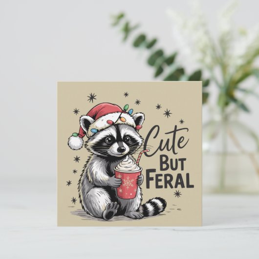 かわいいが野生のクリスマスラッコ かわいい動物 クリスマス (スタンド正面)