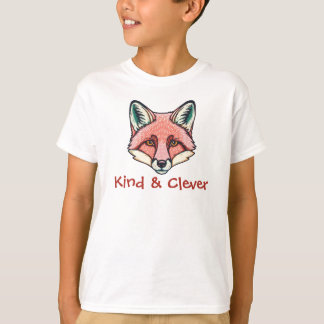 かわいいきつねの子供用Tシャツ 名前入れ可能 Tシャツ