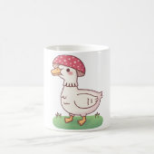 かわいいきのこアヒル コーヒーマグカップ (中央)
