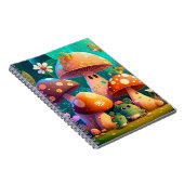 かわいいきのこ　子供部屋用　ノートブック ノートブック (右側)