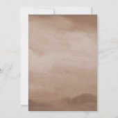 かわいいきらめく小さな星月の素朴赤ちゃんシャワー 招待状 (裏面)