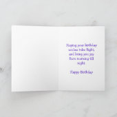 かわいいくまw/butterfyのバースデー・カード カード (内部)